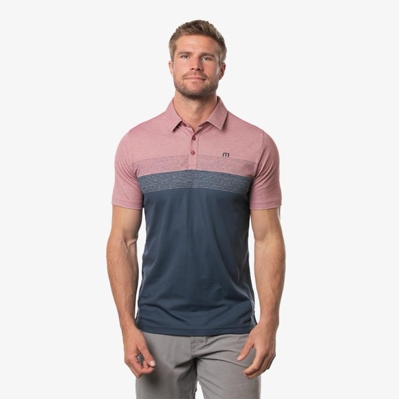 Travis Mathew Lake Life Polo Signature Colorblock Short Sleeve Size XXL - Picture 1 of 13